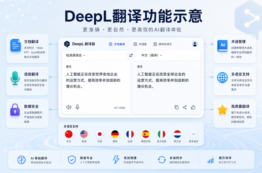 DeepL和有道翻译对比：专业用户 vs 日常党，谁更值得选？